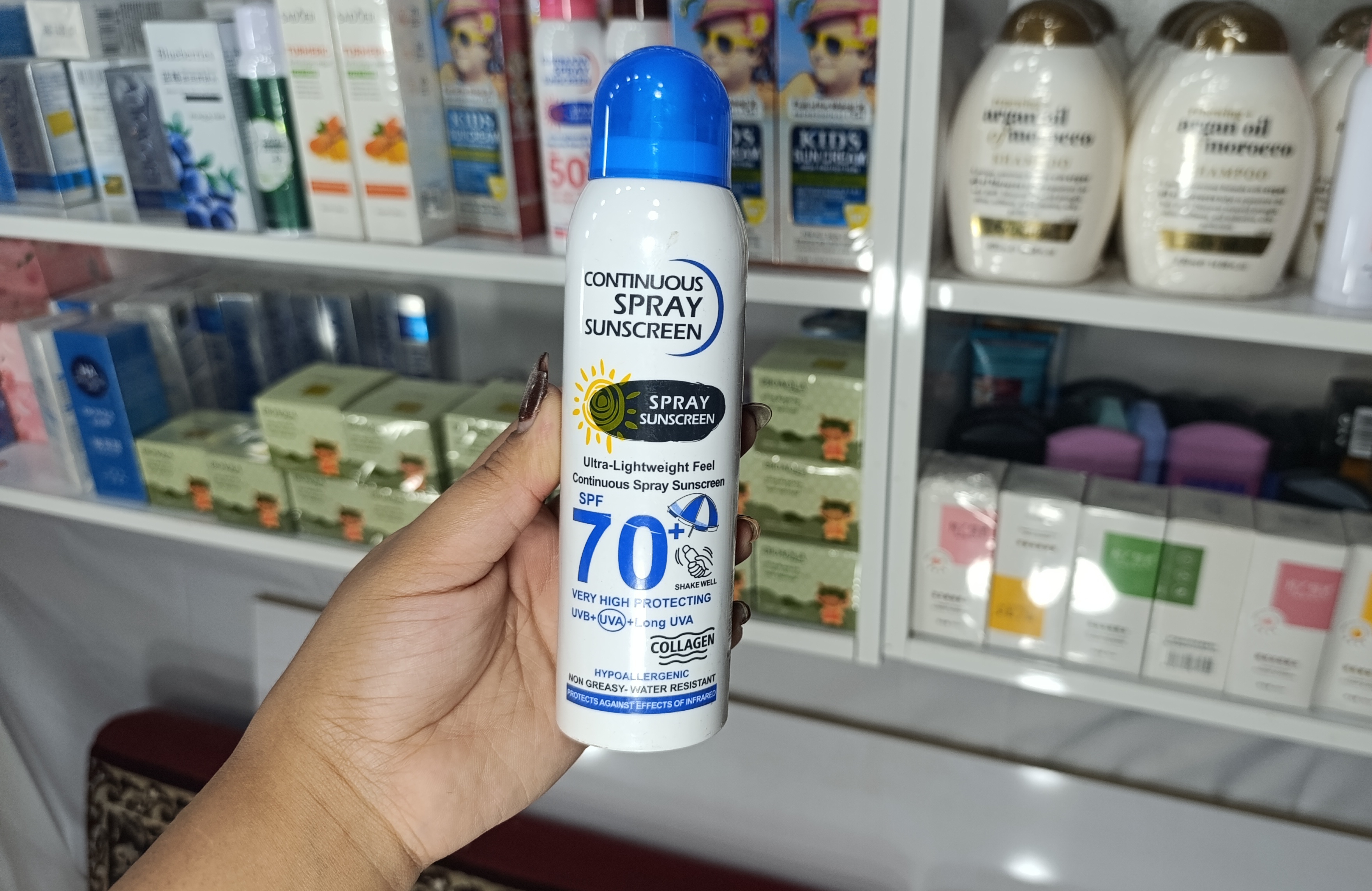 اسپری ضدآفتاب وکالی