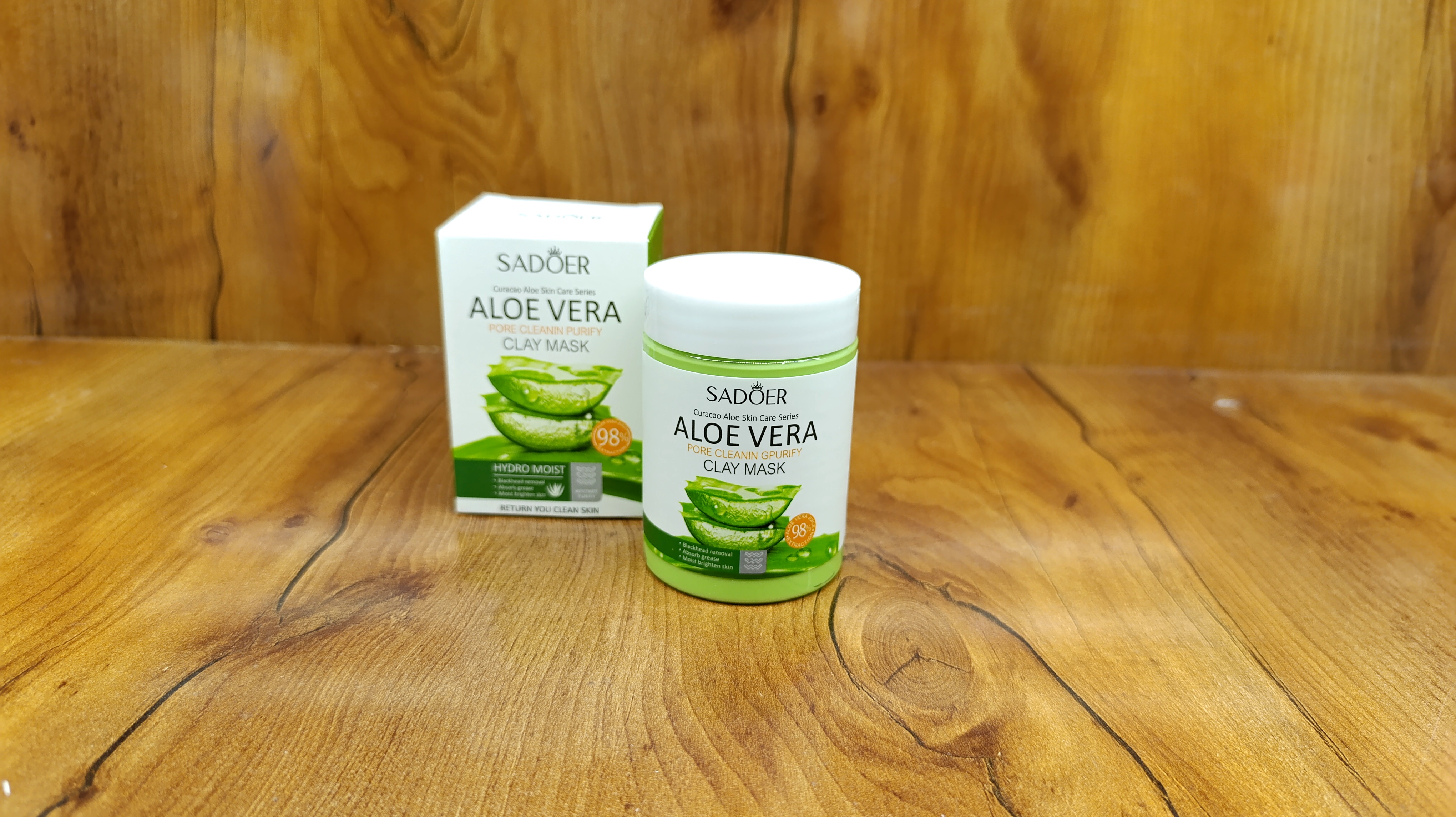 ماسک خاک رس و آلوئه‌ورا